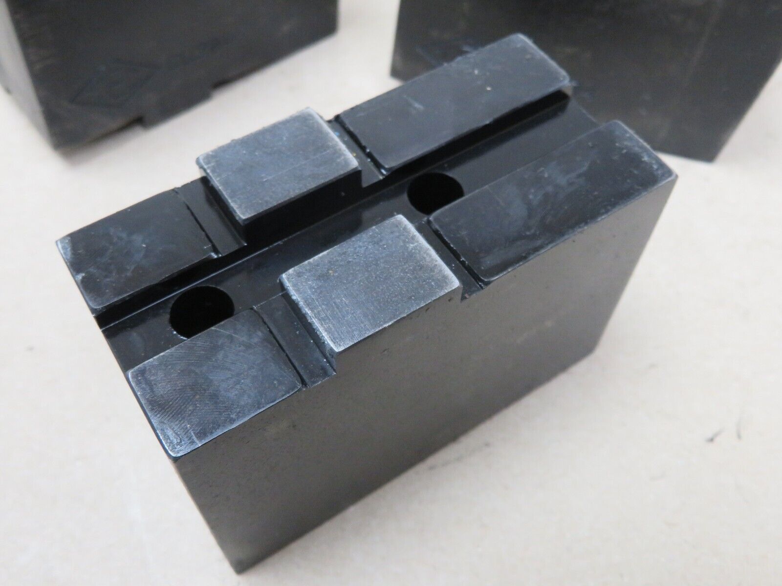 Thame Workholding CU204 Steel Soft Jaws For CNC Lathe Chucks RED